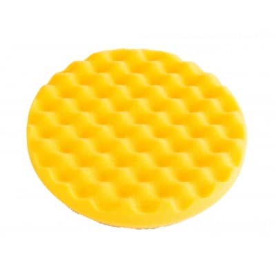 Mirka Polishing Foam Pad 150x25mm Yellow Waffle, 2/Pack